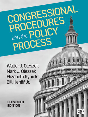 cover image of Congressional Procedures and the Policy Process